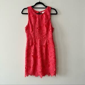 ASTR the Label Coral Pink Lace Mini Dress